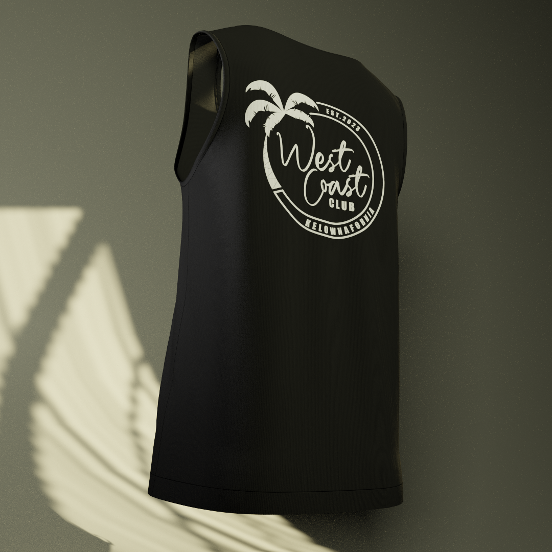 Black West Coast Tank-top