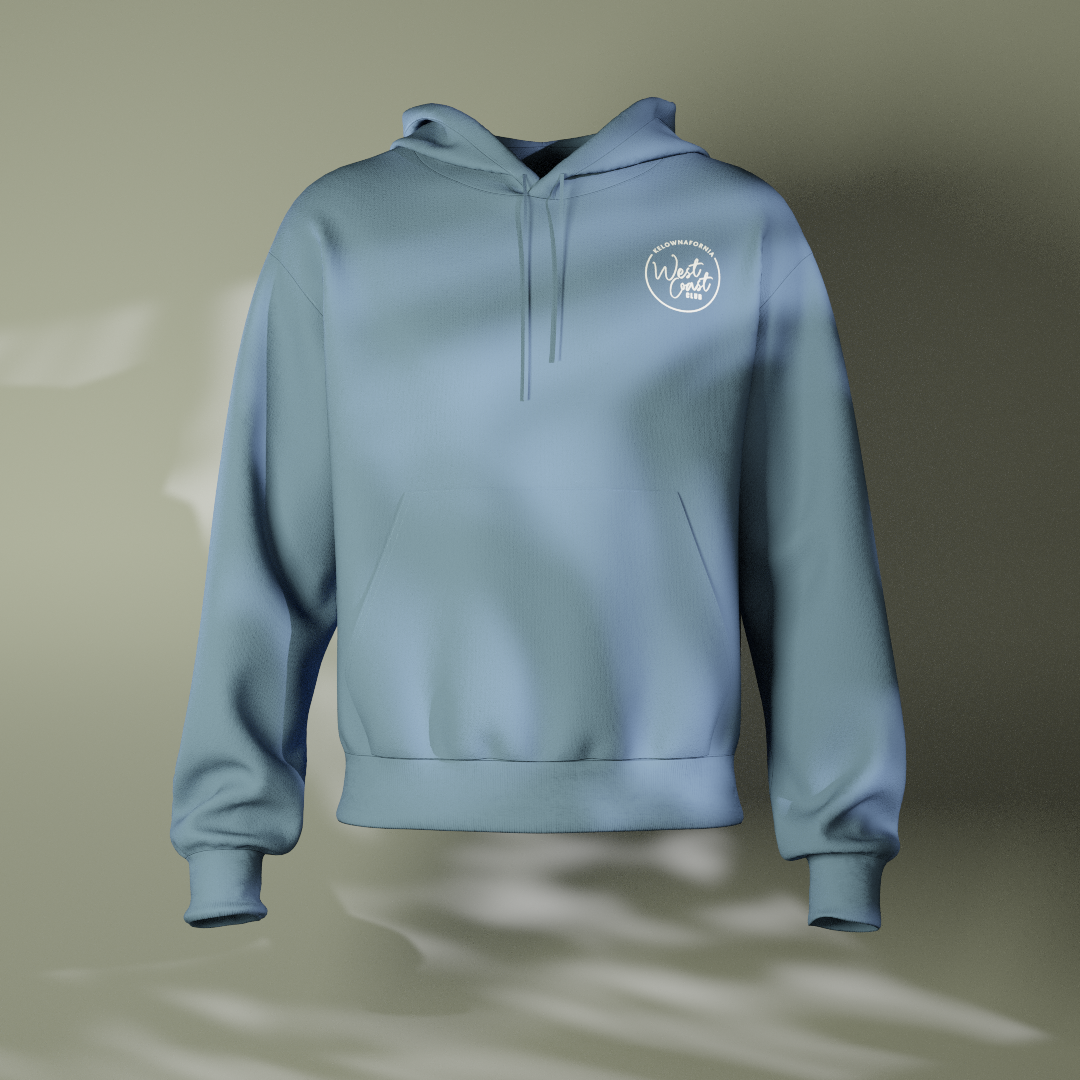 Light Blue Palm Tree Pullover