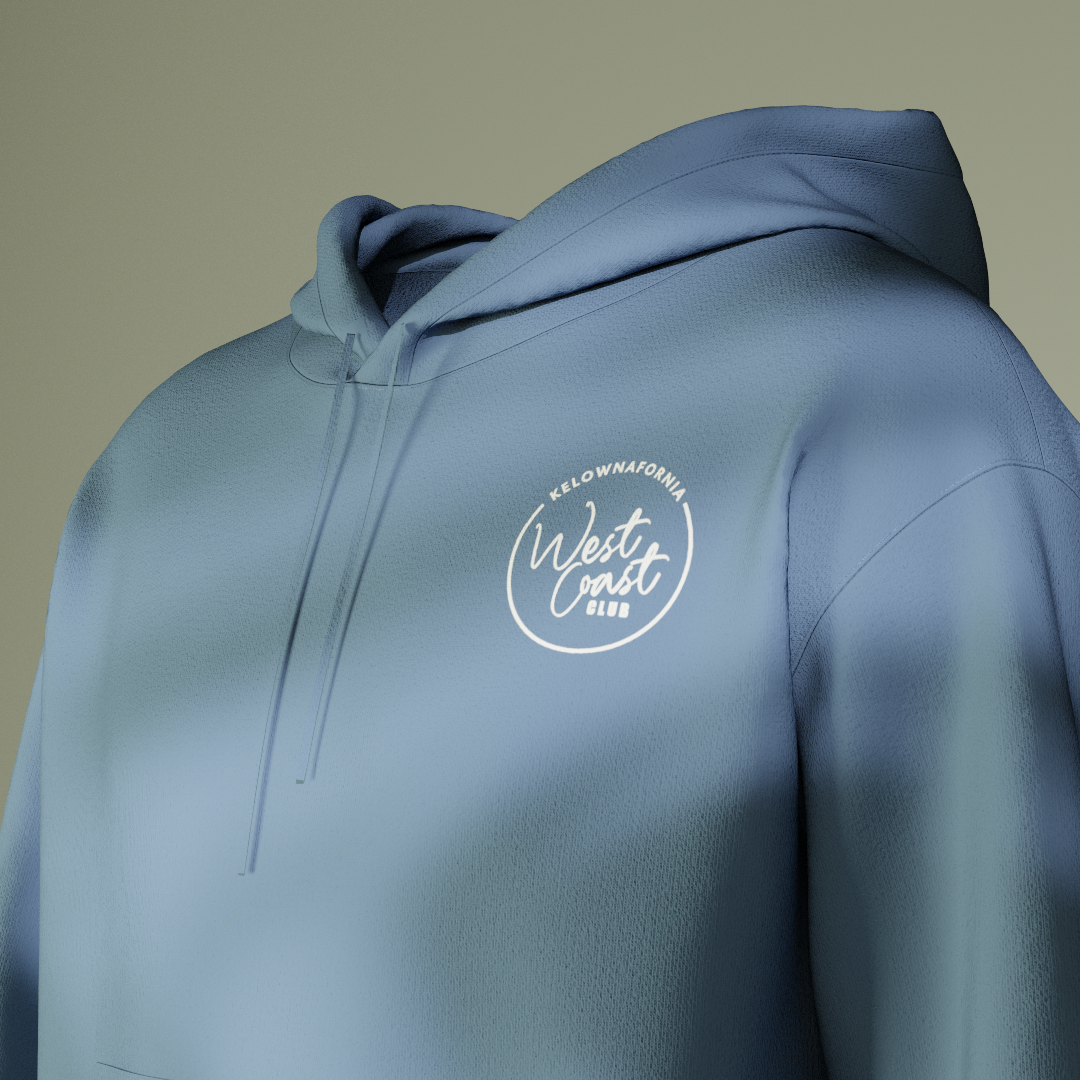 Light Blue Palm Tree Pullover